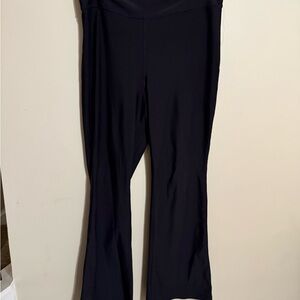 Old Navy Active Powersoft Black High-Rise Flare Leggings